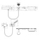 Набір змішувачів HANSGROHE WALLSTORIS 24250670, чорний