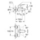EUROSMART Cosmo-змішувач на ванну GROHE 32831000