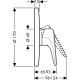Metropol E-змішувач в душ врізний (хром-золото) HANSGROHE 14675090