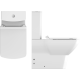 MORETTA унітаз підлоговий 64,5*34,5*78см, з сидінням Slim Soft Close