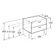 VICTORIA BASIC MODULAR шафка з двома ящиками 59см, колiр бiлий