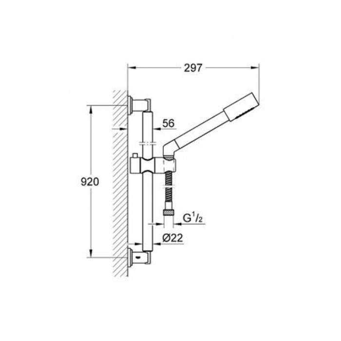 SENA - Душова стійка 900мм GROHE 28347000