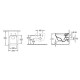 ARCHITECTURA унітаз 37*53см Rimless підвісний, колір White Alpin