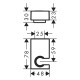 Porter E Тримач для душу, хром