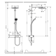 PULSIFY Showerpipe душова система 260 з термостатом, колір чорний матовий