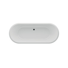 Ванна акрилова окремостояча суцільнолита Elara 1700x700 White з сифоном