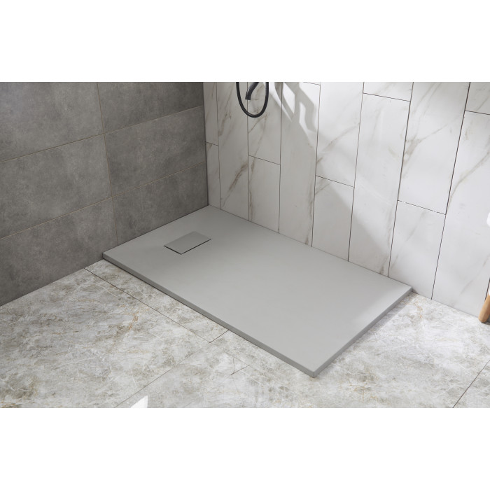 Піддон LA PIETRA прямокутний 120*80 см, grey