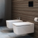 INSPIRA Square унiтаз 370*560*440мм, пiдвiсний, квадратний, Rimless, горизонтальний випуск