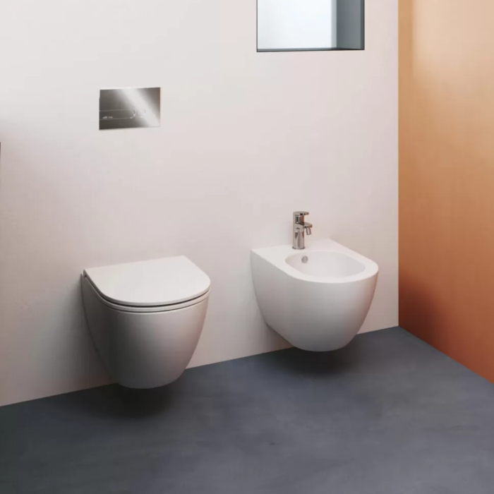COMODA унітаз підвісний в комплекті із сидінням Soft-Close, білий