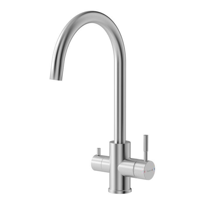 ARGO-S змішувач для кухні, f03409016FS, з підключенням питної води, сталь