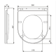 6101 Сидіння duroplast slow-closing (427*360 мм)