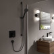 PULSIFY ручний душ 105 3jet (3 типи струї PowderRain, IntenseRain, MonoRain) EcoSmart, чорний матовий