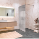 IMPRESE душова стінка WALK-IN з профілем та тримачем, 100*200см, хром, скло mávat