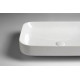 ELEGANCE SOFT умивальник, що вбудовується 60*40см з донним клапаном, білий