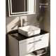 BLACK EDGE умивальник накладний 38,5*38,5*13,5см квадратний