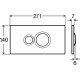 Кнопка змиву Visign for Style 10, хром (596323)