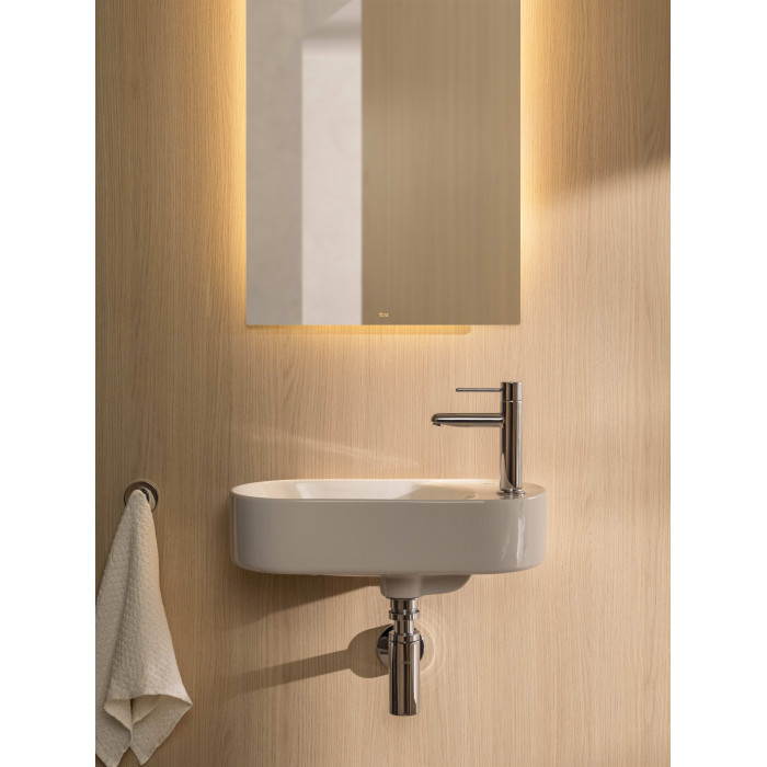 MERIDIAN асиметричний Compacto 50x27,5 см, білий