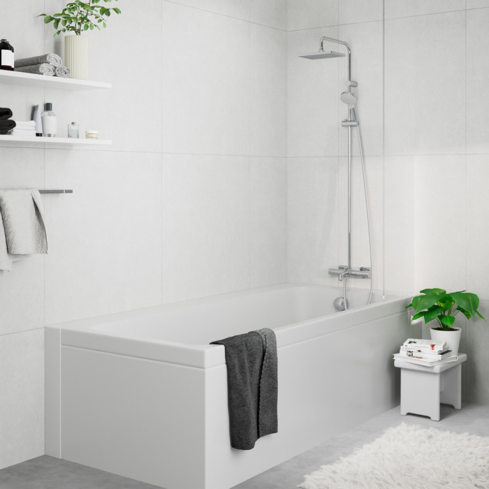 VERNIS SHAPE  душова система Showerpipe 230 з термостатом для ванни