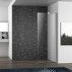 Стінка Walk-In 90*190см, загартоване прозоре скло 8мм