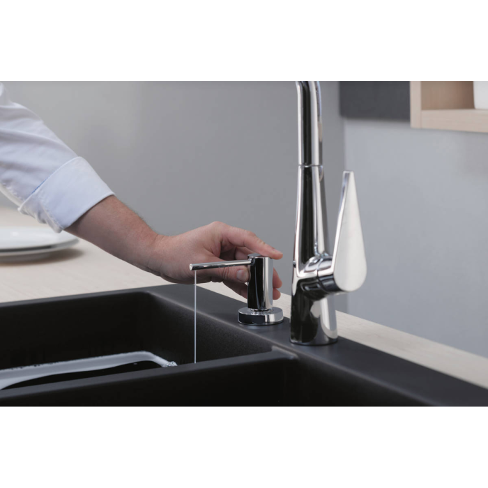 Кухонна мийка кам'яна HANSGROHE 43316170, чорний