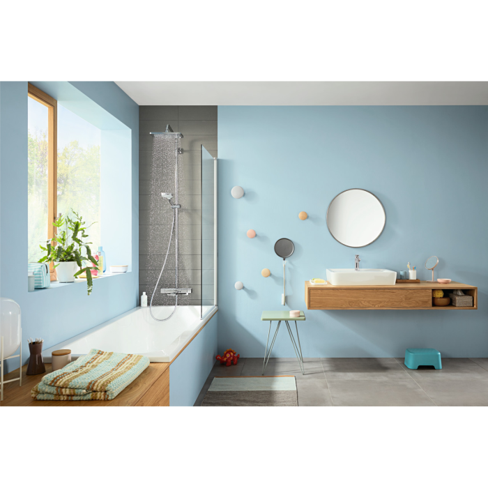 Croma E Showerpipe Душова система 280 1jet з термостатом для ванни, хром
