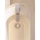 MERIDIAN асиметричний Compacto 50x27,5 см, білий