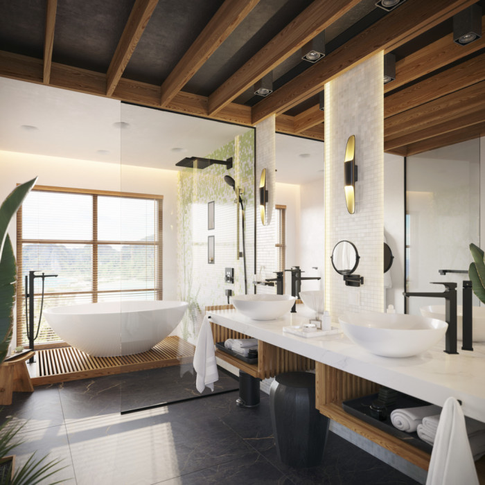 Склянка для ванної кімнати HANSGROHE ADDSTORIS 41749670, чорний