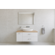VICTORIA BASIC MODULAR комплект 89см: тумба 59см під накладний умивальник; модуль 30см із дверцятами; стільниця89 см; колір:білий/білий/дуб