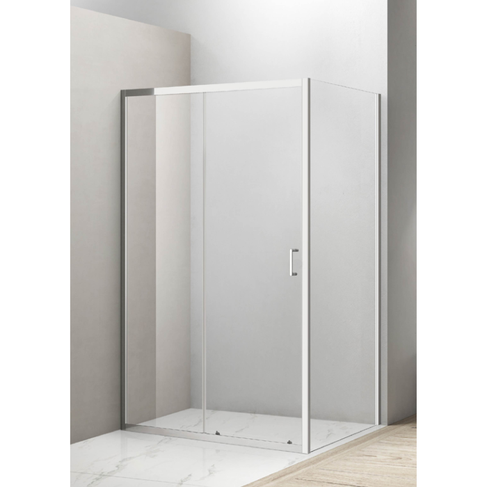 VALTICE New душова кабіна прямокутна 120*80*190см, розсувні двері, скло прозоре