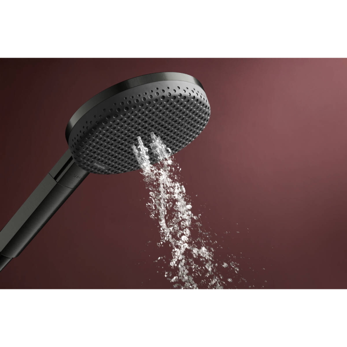 RAINDANCE ALIVE SELECT S ручний душ (3 типа струи RainAir, PowderRain, Massage), шліфованний чорний хром