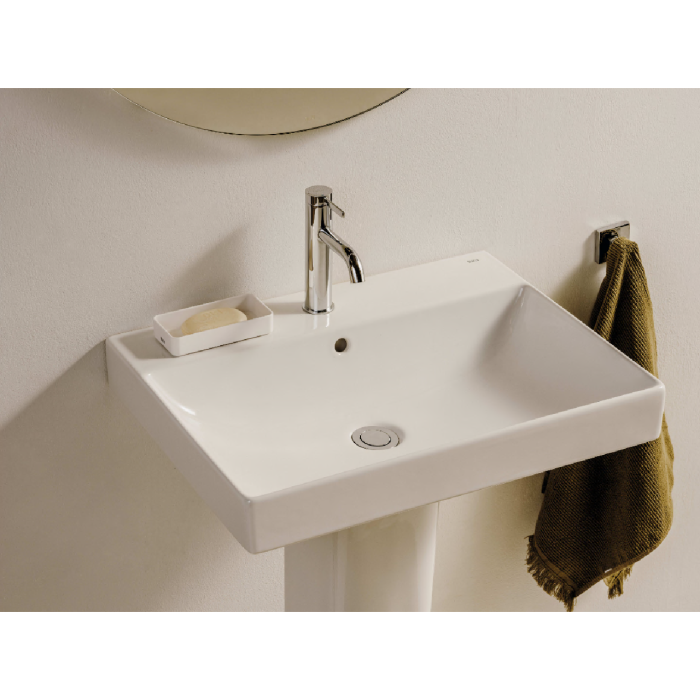 ONA умивальник CPT 60x36x15 см, прямокутний, з отвором під змішувач, Fineceramic