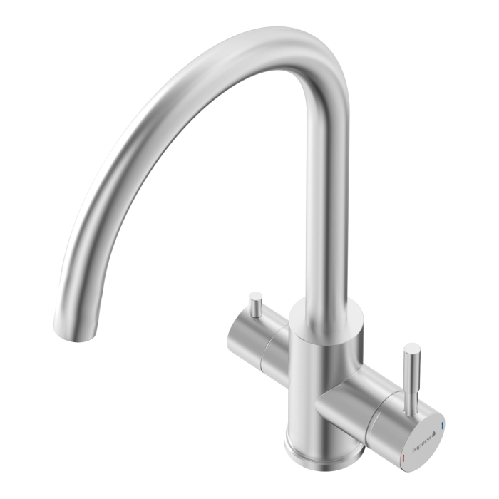 ARGO-S змішувач для кухні, f03409016FS, з підключенням питної води, сталь