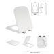 KUBIK унітаз підвісний c06810200(48,5*34*36,5 см, twist, сидіння duroplast)