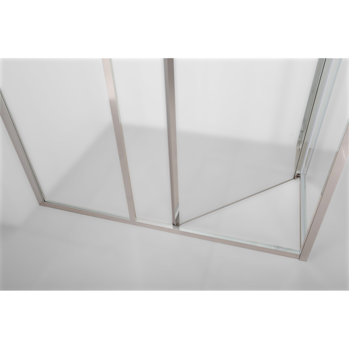 CRUZE душова кабіна 90*90*200см, тип дверей COME IN, профіль  хром, прозоре скло