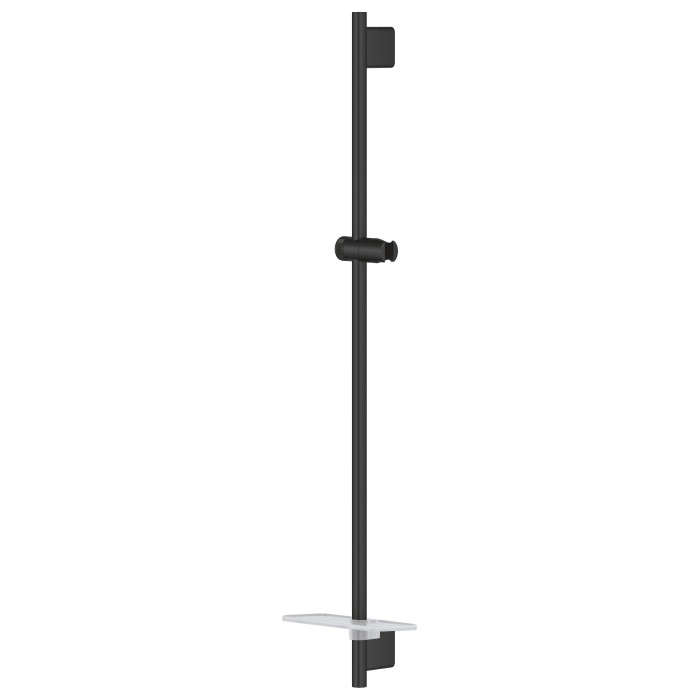 RAINSHOWER SMARTACTIVE душова штанга 90см з поличкою, колір чорний матовий