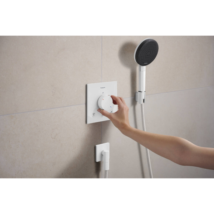 ECOSTAT COMFORT E термостат для 2х споживачів, ПМ, білий матовий
