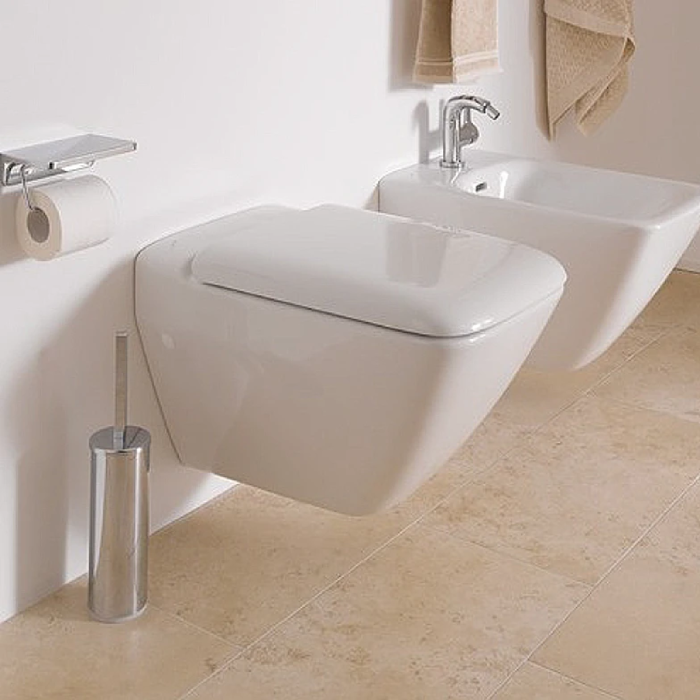 PALACE Rimless унiтаз пiдвiсний 38*36*56см, у комплектi з сидiнням з системою плавного опускання, з антибактерiальним покриттям