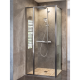 CRUZE душова кабіна 90*90*200см, тип дверей COME IN, профіль  хром, прозоре скло