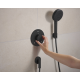 ECOSTAT COMFORT S термостат для 2х споживачів, ПМ, чорний матовий
