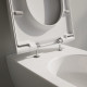 PRO X Rimless/Silent Flush підвісний унітаз, в комплекті з сидінням slow closing, білий