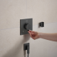 ECOSTAT COMFORT E термостат для 2х споживачів, ПМ, шліфованний чорний хром