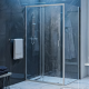 VALTICE New душова кабіна прямокутна 120*80*190см, розсувні двері, скло прозоре