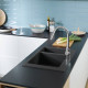 Кухонна мийка кам'яна HANSGROHE 43315170, чорний