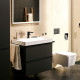 TECTURIS E змішувач  для умивальника 110, одноважільний,CoolStart, push-open, колір чорний матовий