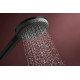 RAINDANCE ALIVE SELECT S душовий набір EcoSmart (ручний душ 3режими, шланг, тримач), чорний матовий