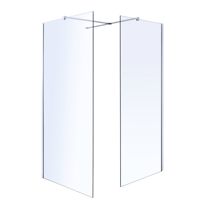 Стінка Walk-In 100*190см, загартоване прозоре скло 8мм
