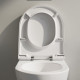 PRO X Rimless/Silent Flush підвісний унітаз, в комплекті з сидінням slow closing, білий