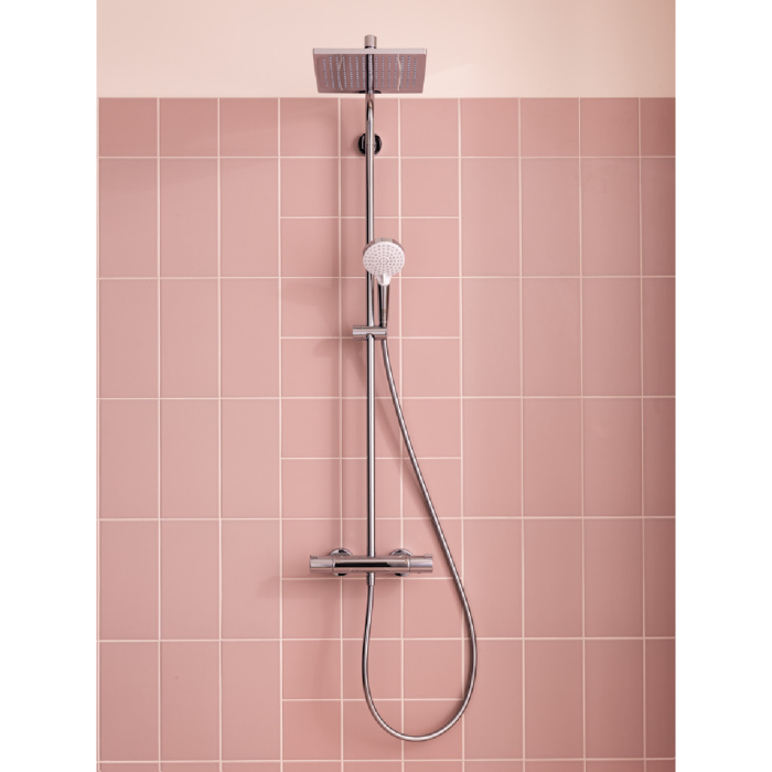 Crometta Е 240 1jet Showerpipe Душова система з термостатом, хром