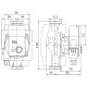 Насос WILO циркуляційний Yonos PICO-Z 25/0.5-6 180 (без комплекту гайок)