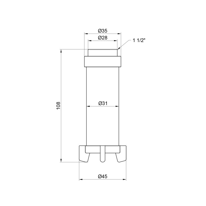 Фільтруючий картридж Icma для фільтрів 1"х1" 1/4 №752